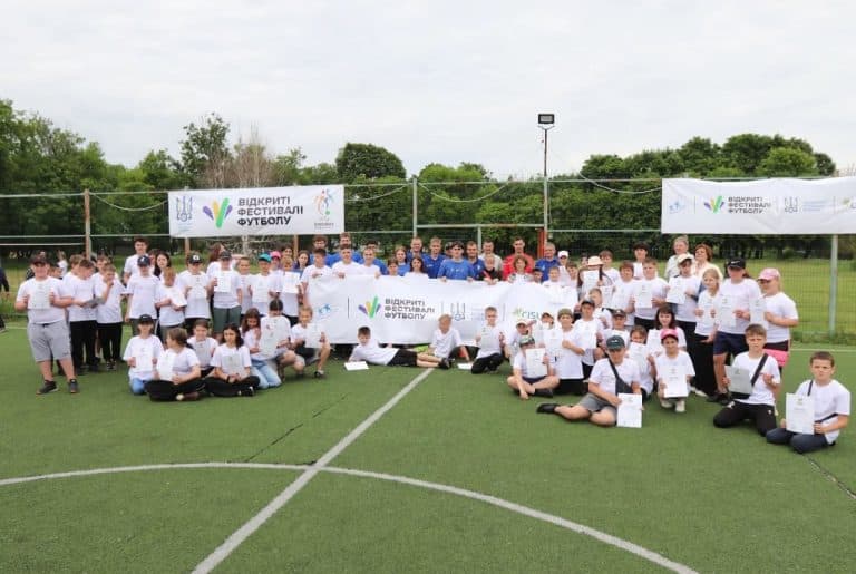 На Золотоніщині провели відкритий фестиваль футболу для дітей