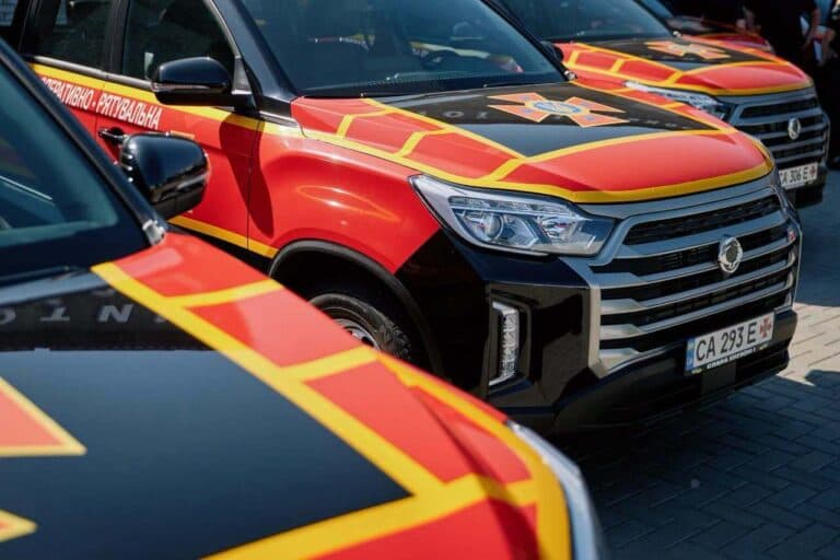 Рятувальників з восьми громад Черкащини підсилили технікою