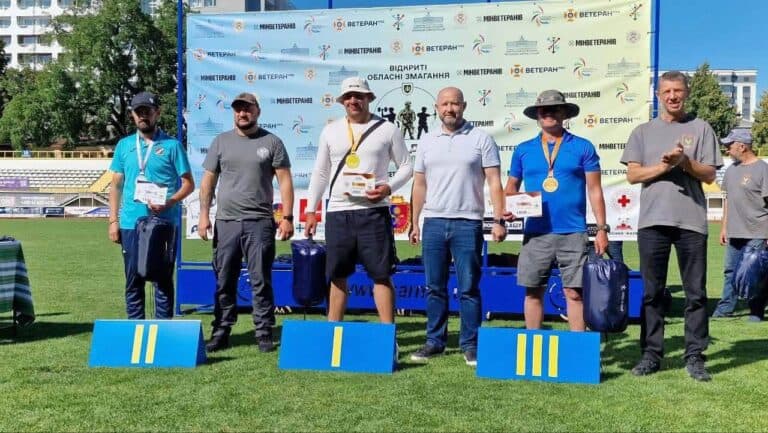 Черкаський спортсмен‐ветеран став призером на всеукраїнських змаганнях