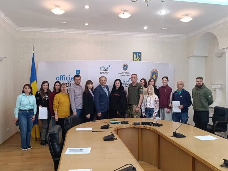 На Черкащині відзначили переможців конкурсу проєктів у сфері молодіжної політики й національно-патріотичного виховання