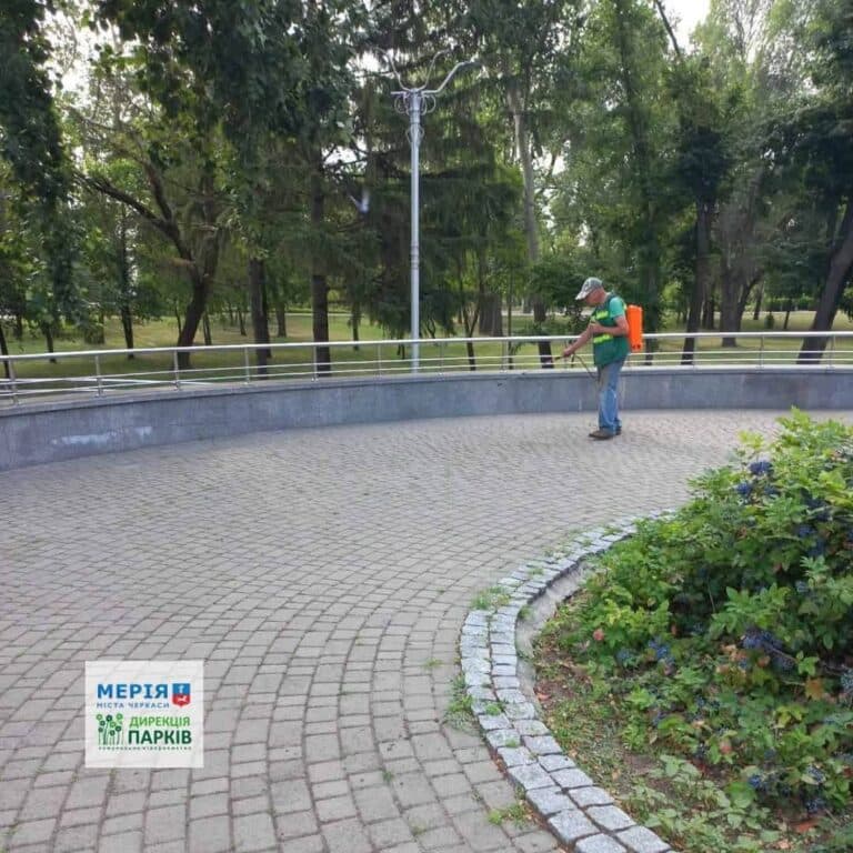 У Черкасах триває літній благоустрій парків і скверів
